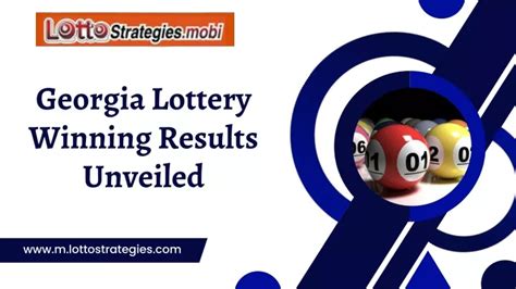 georgia lottery winning results|georgia lottery results all games.